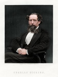 Charles Dickens, englischer Schriftsteller und Journalist, 1876 von Unbekannt