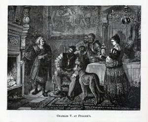 Karl V. bei den Fuggern, 1882 von Unbekannt