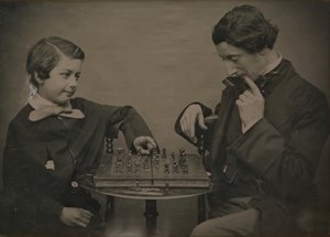 Schachspieler, 1850er Jahre
