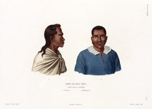 Häuptlinge der Insel Tahiti von Unbekannt