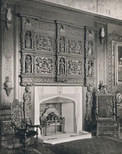 Kamin im King William Drawing Room, Castle Ashby, 1927