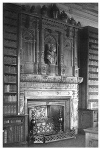 Kaminstück der Bibliothek im Windsor Castle, 1896