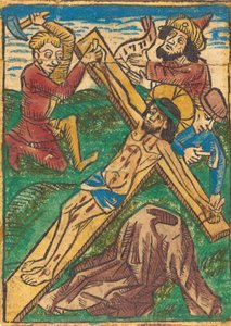 Christus ans Kreuz genagelt von Unbekannt