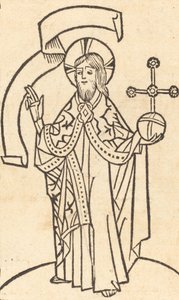 Christus als Salvator Mundi von Unbekannt
