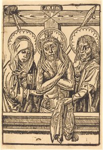 Christus zwischen Maria und Johannes von Unbekannt