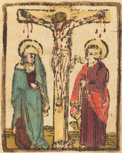 Christus am Kreuz, ca. 1490-1500 von Unbekannt