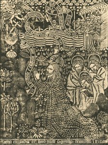 Christus am Ölberg, Punktdruck, 1915