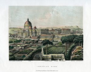 Christliches Rom, Italien, um 1865