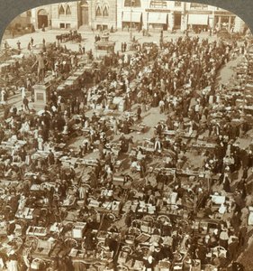 Größter Markt von Christiania, Norwegen, ca. 1905 von Unbekannt