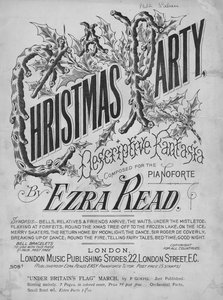 Weihnachtsfeier, um 1909