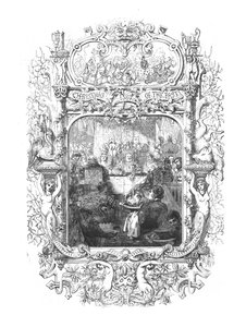 Weihnachten der Vergangenheit, 1580, 1859 von Unbekannt
