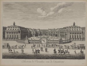 Schloss Versailles im Jahr 1682, 1682 von Unbekannt
