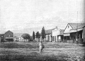Kirchplatz, Pretoria, um 1880er von Unbekannt