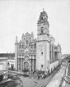 Kirche von La Santisima, Mexiko-Stadt, Mexiko, um 1900 von Unbekannt
