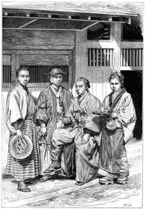 Bürger von Tokio, Japan, 1895 von Unbekannt