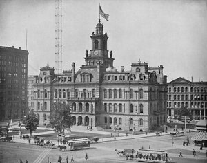 Rathaus, Detroit, Michigan, um 1897 von Unbekannt