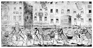 Städtische Reitkunst oder Prozession nach St. Pauls, 1789
