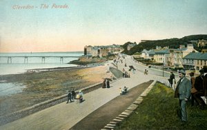 Clevedon - Die Parade, 1907 von Unbekannt