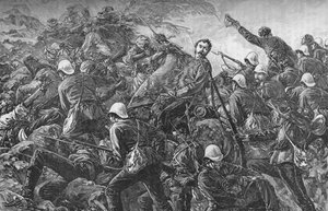 Oberst Galbraith in der Schlacht von Maiwand von Unbekannt