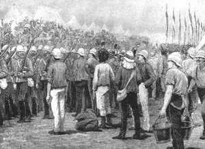 Kolonialtruppen im Sudan-Krieg, 1883-85: New South Wales Infanterie in Suakim, 1885