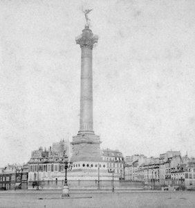 Colonne de Juillet, Place de la Bastille, Paris, Frankreich, spätes 19. oder frühes 20. Jahrhundert von Unbekannt