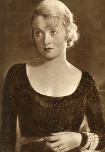 Constance Bennett, amerikanische Schauspielerin, 1933 von Unbekannt