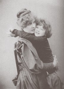 Constance Wilde mit Sohn Cyril