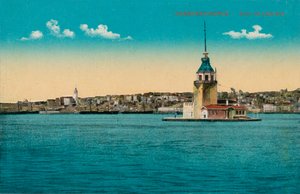 Konstantinopel - Turm von Leandros, um 1900