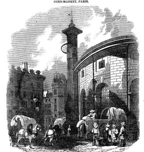 Getreidemarkt, Paris, 1836