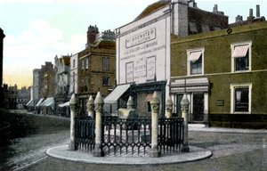 Krönungsstein, Kingston upon Thames, London, 20. Jahrhundert von Unbekannt