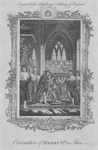Krönung von Heinrich VI. in Paris, 1773 von Unbekannt