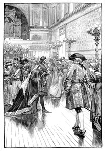 Kostümball im Buckingham Palace, ca. 1840er Jahre