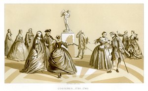 Kostüme, 1720-1740, 1885 von Unbekannt