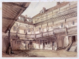 Hof des Oxford Arms Inn, Warwick Lane, London, 1851 von Unbekannt