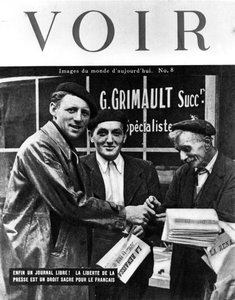 Titelblatt des Voir-Magazins, 1944 von Unbekannt