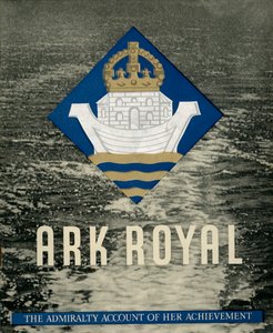 Titelblatt einer Broschüre über die HMS Ark Royal, 1942
