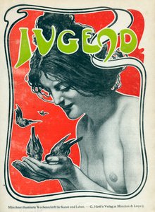 Titelblatt der deutschen Wochenkunstzeitschrift Jugend, 1898