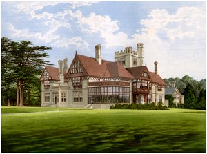 Cowdray Park, Sussex, Heimat des Earl of Egmont, um 1880 von Unbekannt