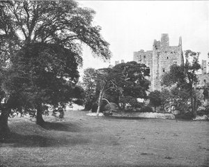 Craigmillar Castle, nahe Edinburgh, Schottland, 1894