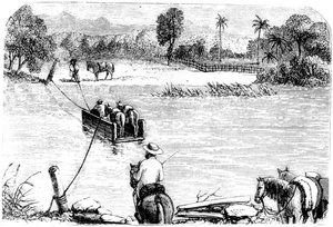 Überquerung der Isabella, Santo Domingo, 1873 von Unbekannt