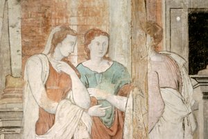 Cupid und Psyche Wandgemälde, Hill Hall, Theydon Mount, Essex von Unbekannt