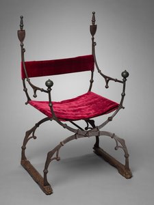Curule-Klappstuhl, um 1450-1500