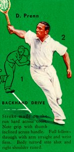 D. Prenn - Rückhand-Drive, um 1935