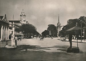 Dalhousie Street, Rangoon, 1900 von Unbekannt