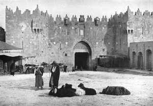 Damaskustor, Jerusalem, Israel, 1926