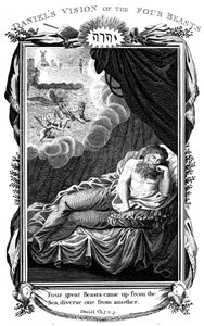 Daniels Vision der Bestien, 1804 von Unbekannt