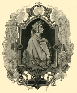 Dante Alighieri, um 1265-1321, 1890 von Unbekannt