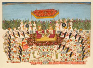 Darbar Mirza Maharai Lakhpatiji, 1750 von Unbekannt