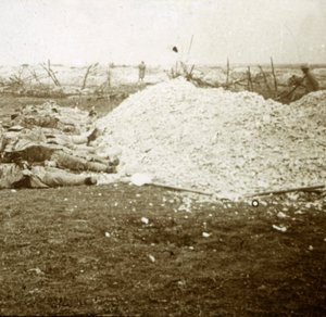 Leichen, Souain, Nordfrankreich, September 1915