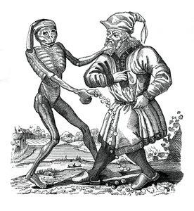 Tod und der Jude, eine Episode aus dem Totentanz, 1441